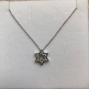 Star of David crystal necklace
